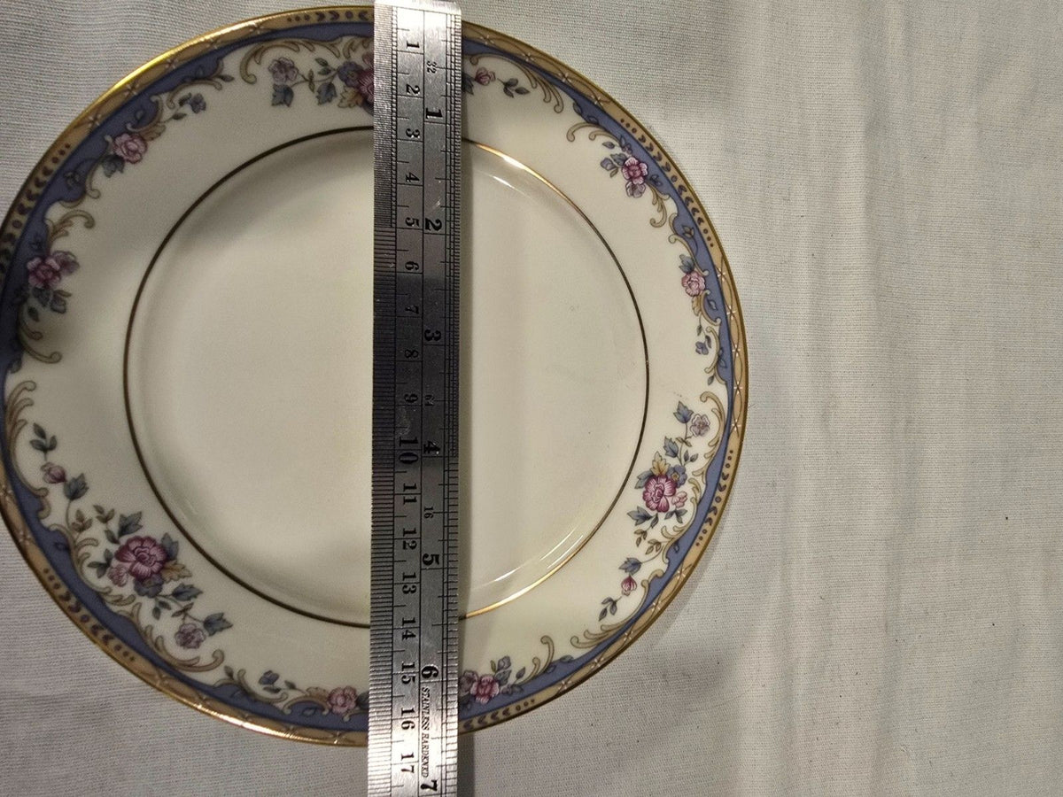Lenox Southern Vista Bread & Butter Plates 6 1/2" Set of 2 Floral Gold