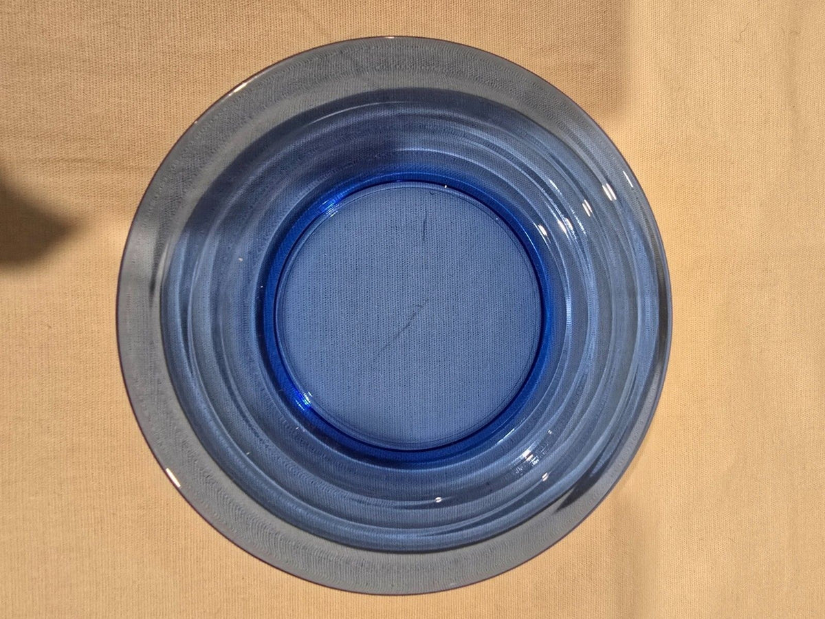 Hazel Atlas Cobalt Moderntone 6" Desert Plate – Depression Glass – 1930s–50