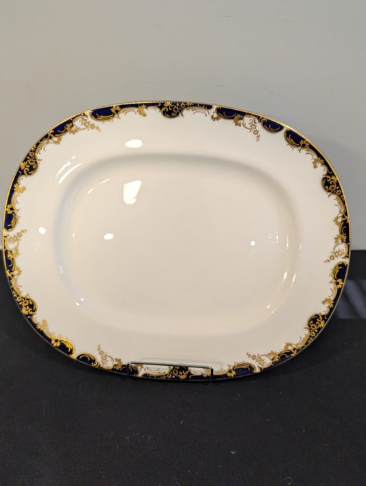 Minton Versailles 15” Oval Serving Platter – Vintage English Bone China