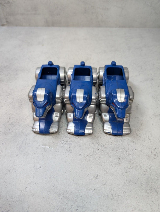 1995 Bandai Mighty Morphin Power Rangers Blue Wolf Ninjazord – Lot of 3 – Parts