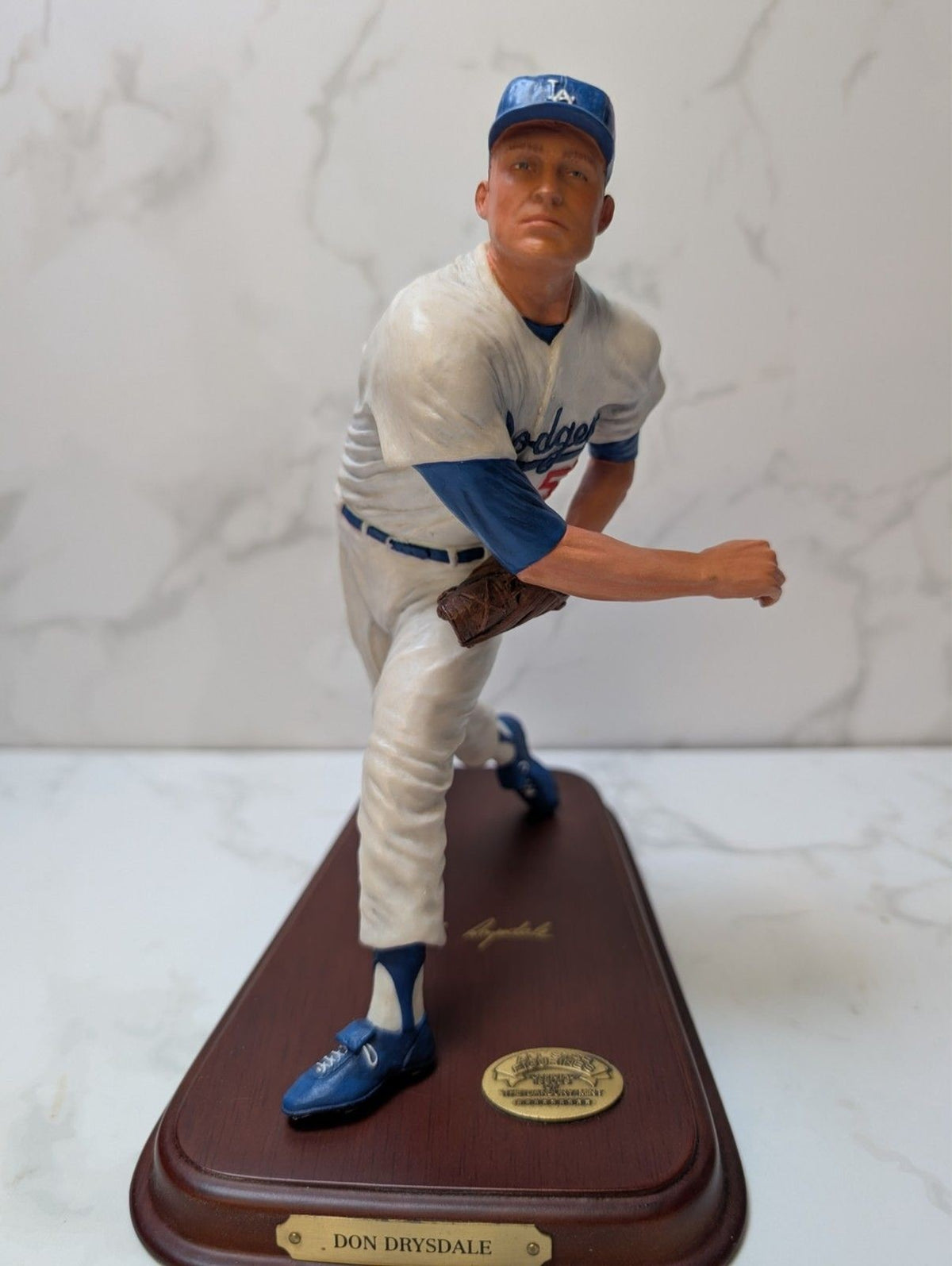 All Star Danbury Mint Don Drysdale 8" Figurine 1999 LA Dodgers - No Issues