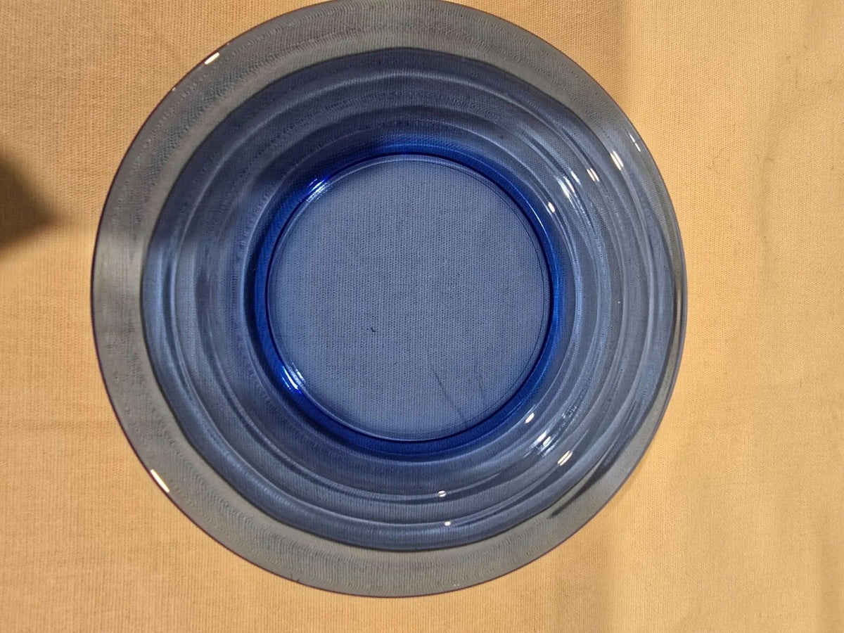 Hazel Atlas Cobalt Moderntone 6" Desert Plate – Depression Glass – 1930s–50