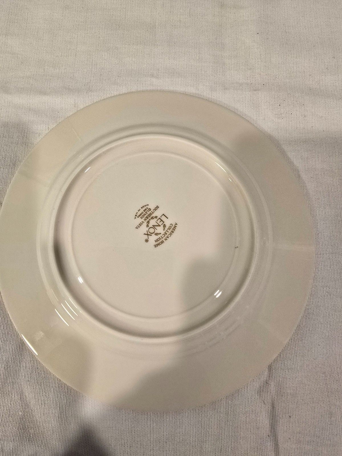 Lenox Southern Vista Bread & Butter Plates 6 1/2" Set of 2 Floral Gold