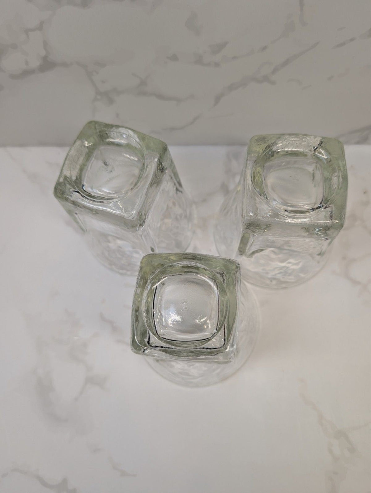 Libbey St. Regis Rocks Glasses — Set of 5  Clear Heavy Base Double Old Fashioned