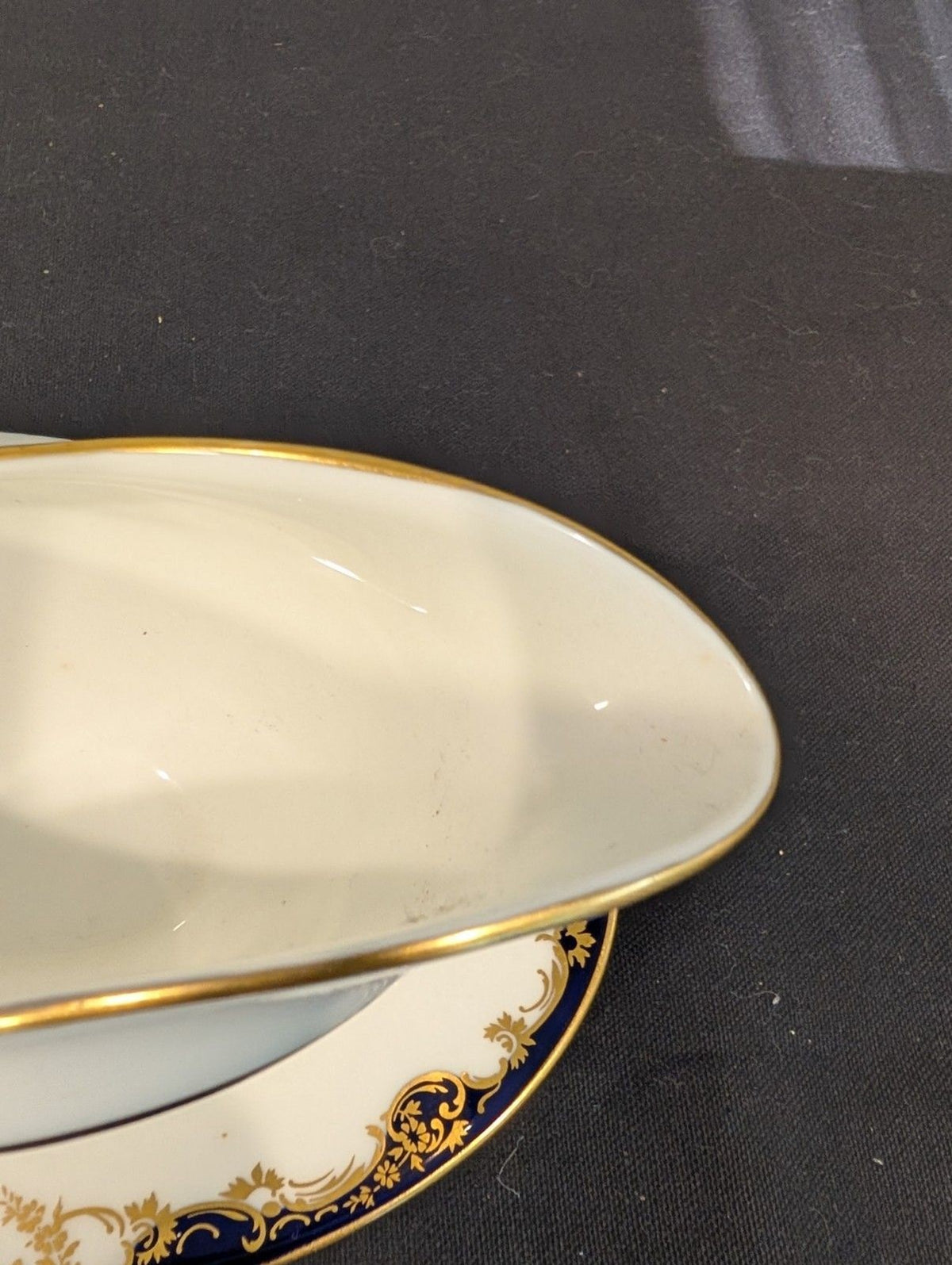 Minton Versailles Gravy Boat with Underplate – Vintage Bone China