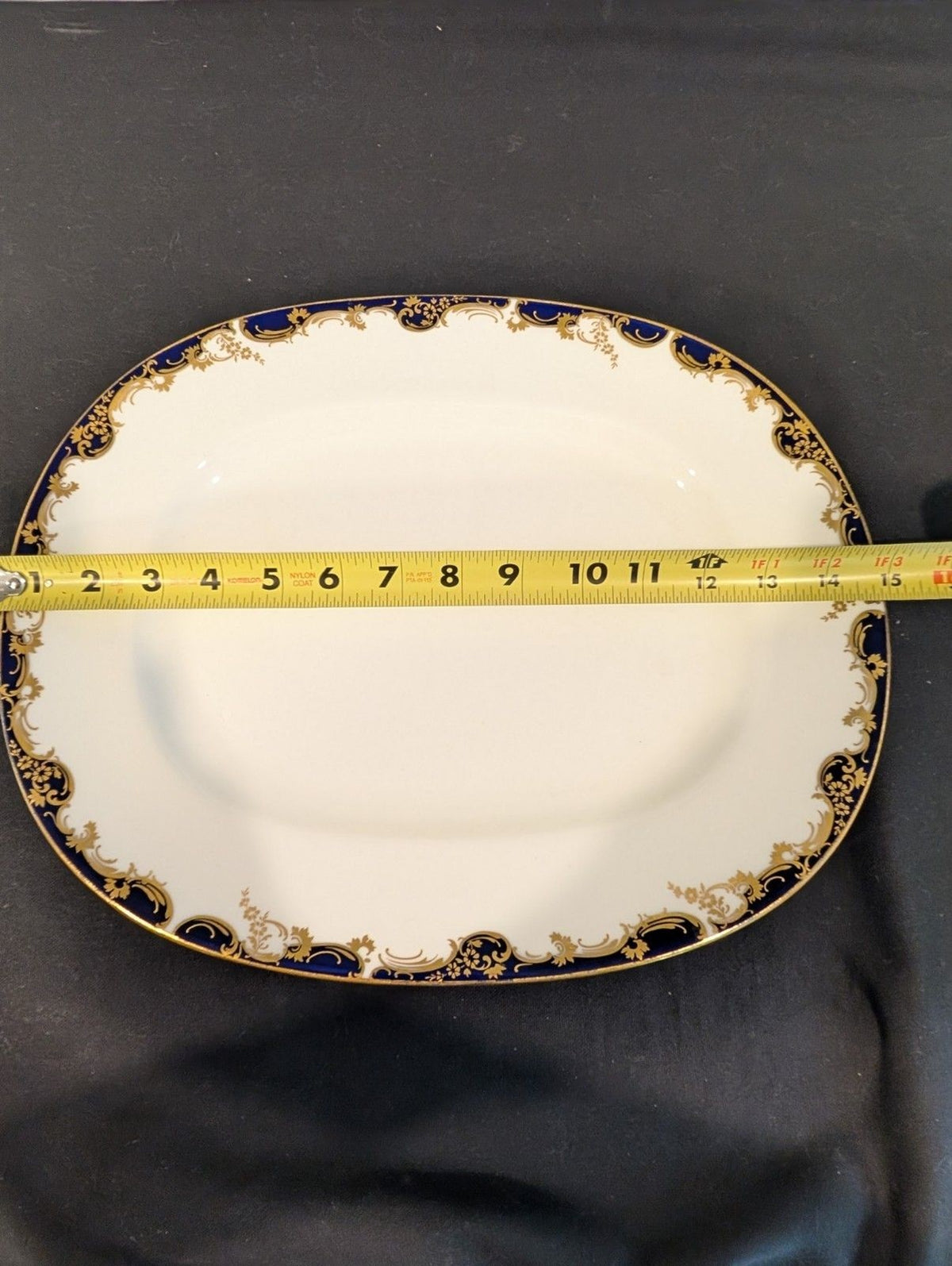 Minton Versailles 15” Oval Serving Platter – Vintage English Bone China