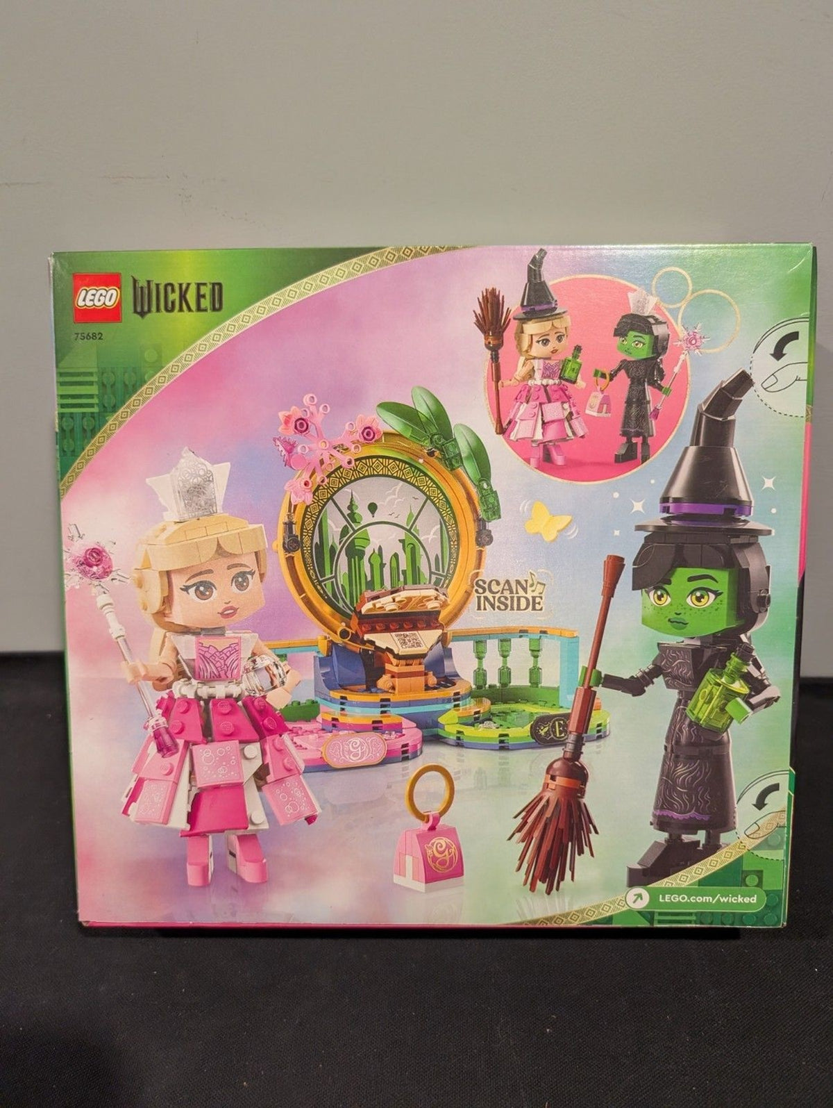 LEGO Wicked Elphaba & Glinda Figures 75682 (558 pcs) – New/Sealed Box