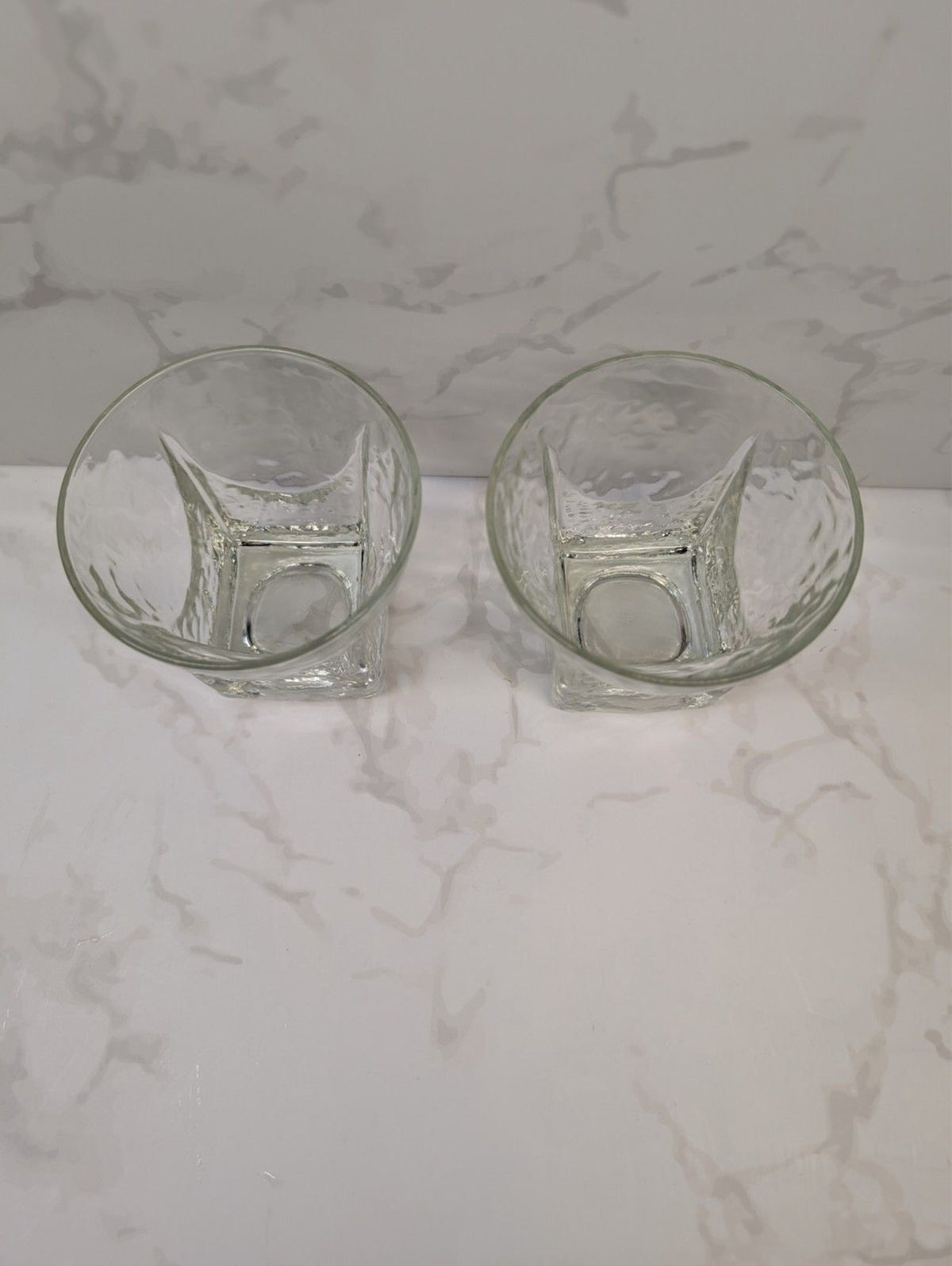 Libbey St. Regis Rocks Glasses — Set of 5  Clear Heavy Base Double Old Fashioned