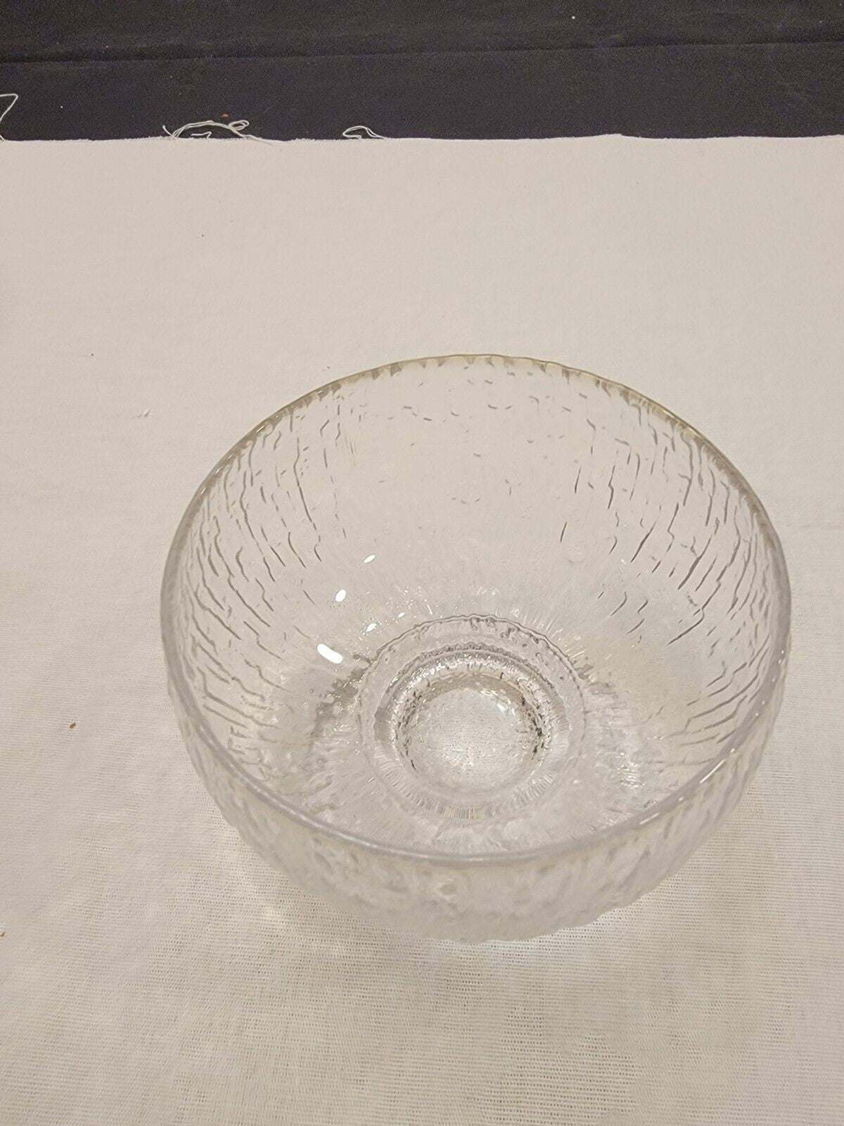 Set of 4 Iittala Kekkerit Timo Sarpaneva Glass Desert Bowls Finland 1970's