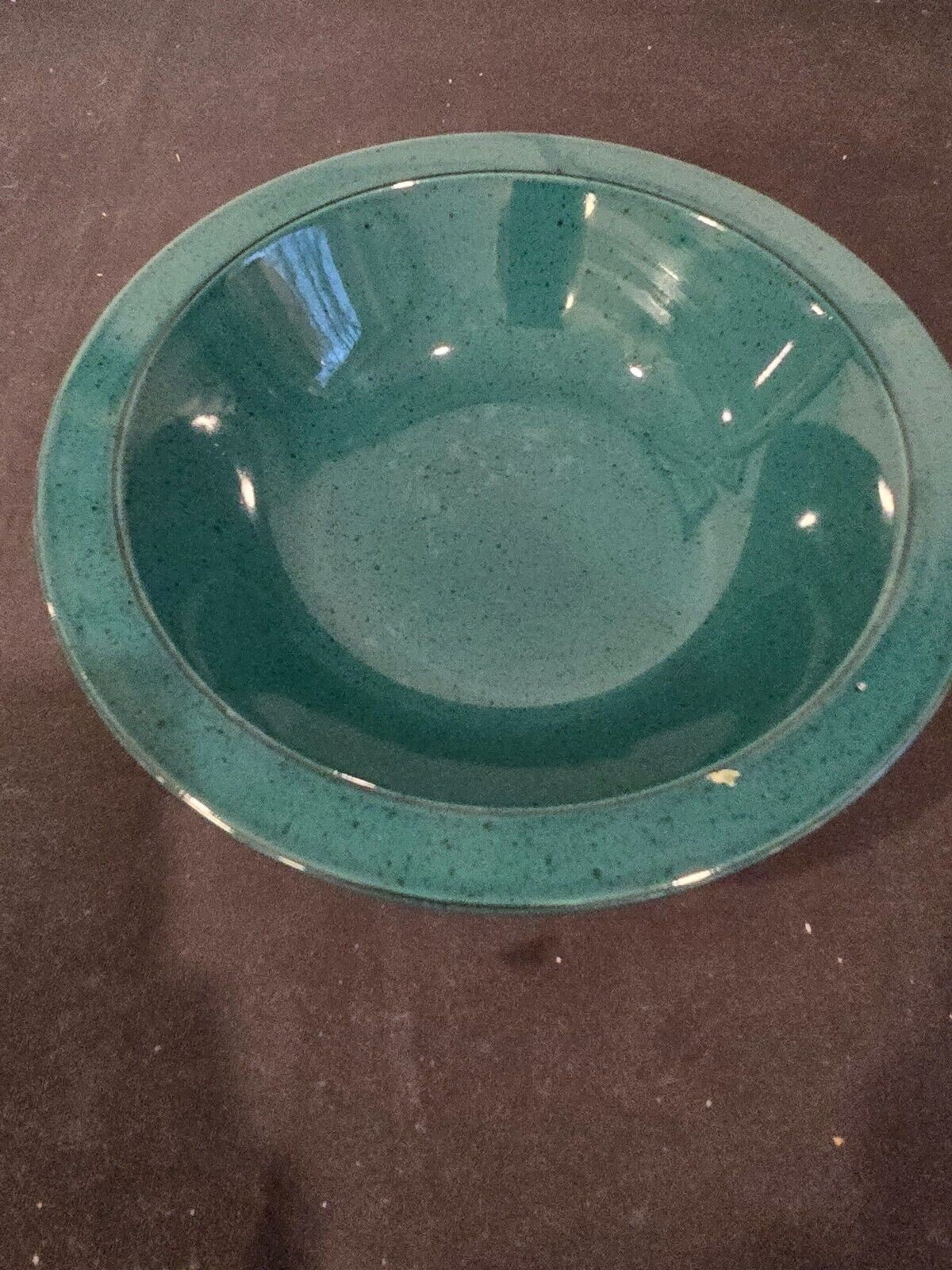 MIKASA Chromatic - Emerald Round Vegetable Bowl 10" Excellent - Vintage 1980s
