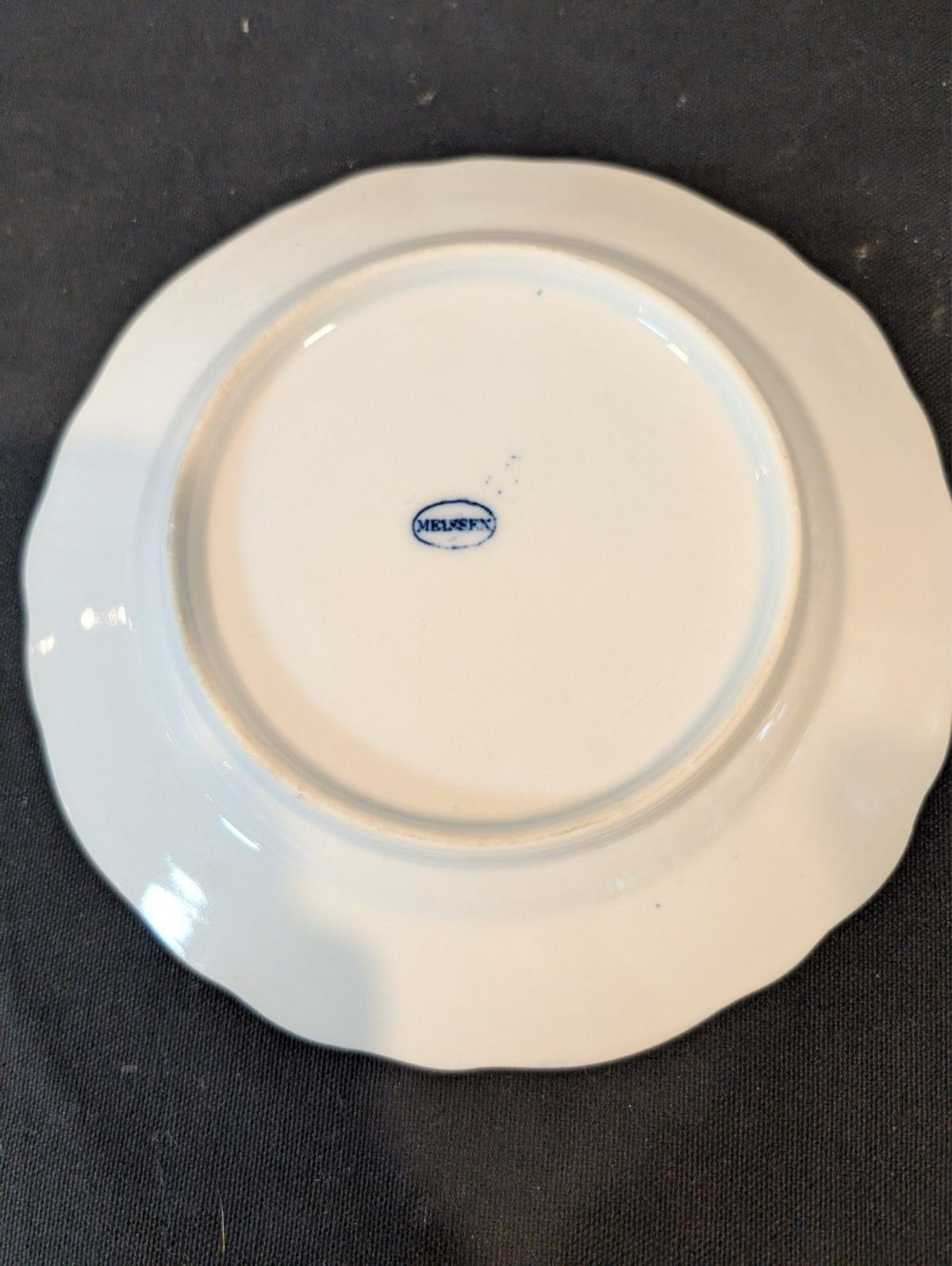 Blue Onion Salad Plate 7.75" – Oval MEISSEN Mark – Replacement Piece