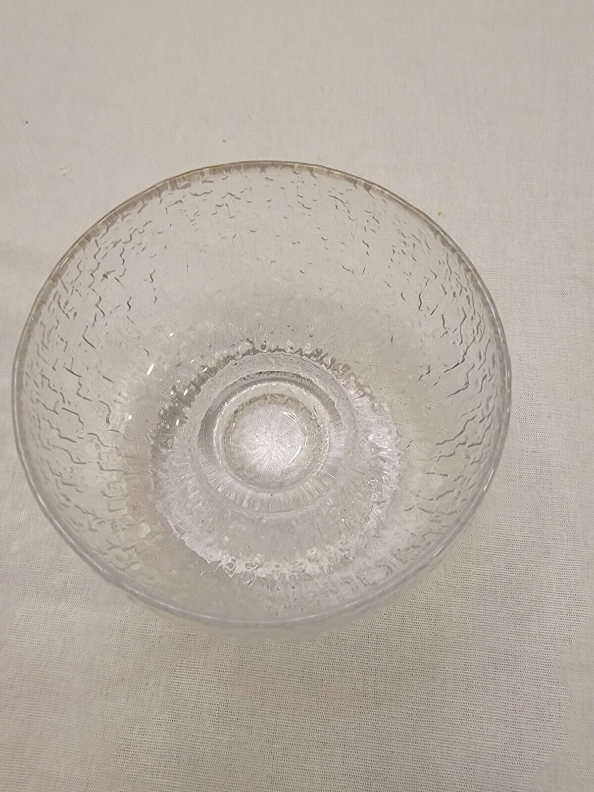 Set of 4 Iittala Kekkerit Timo Sarpaneva Glass Desert Bowls Finland 1970's