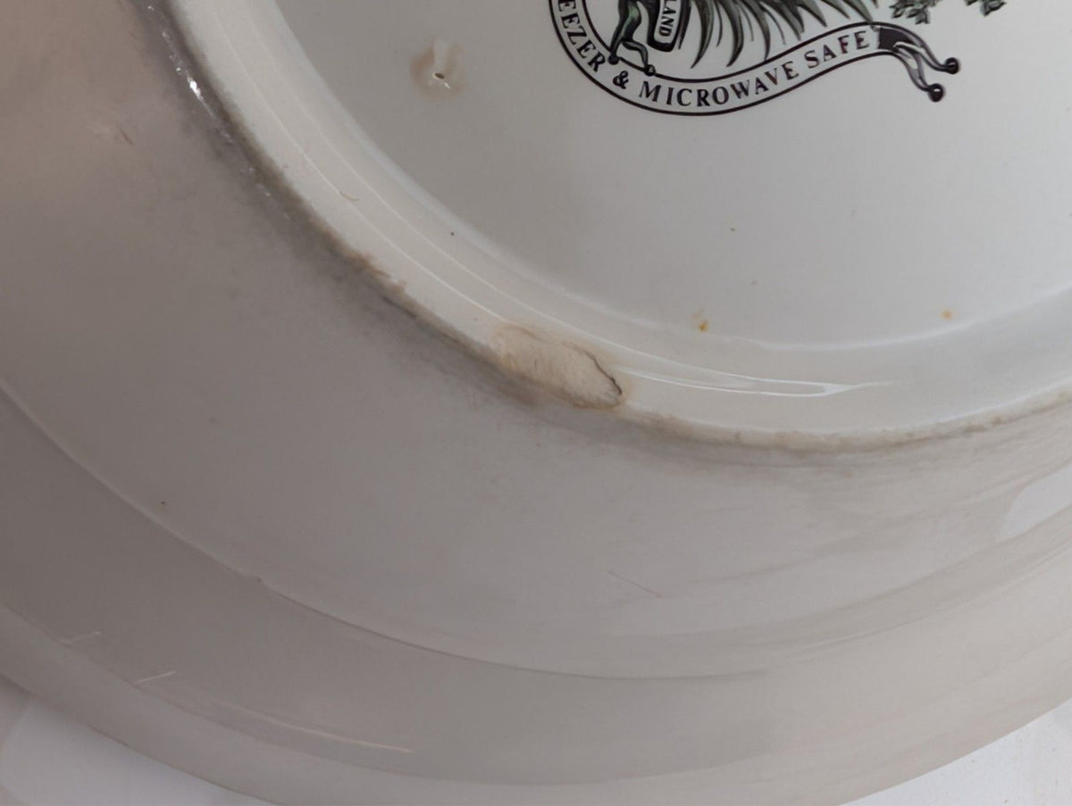 Vintage Portmeirion Botanic Garden 6.5" Rimmed Cereal Bowl Cyclamen