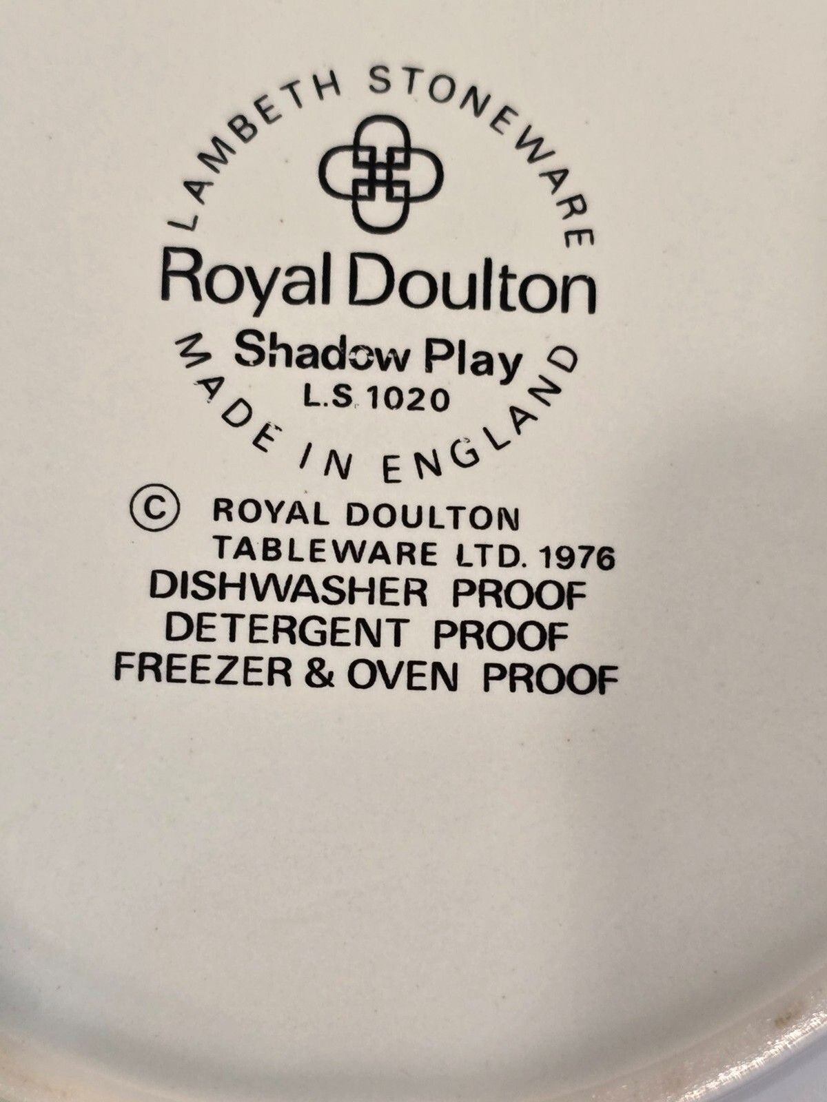 Set of 2 Royal Doulton Shadow Play Lambethware Individual Casserole & Lid