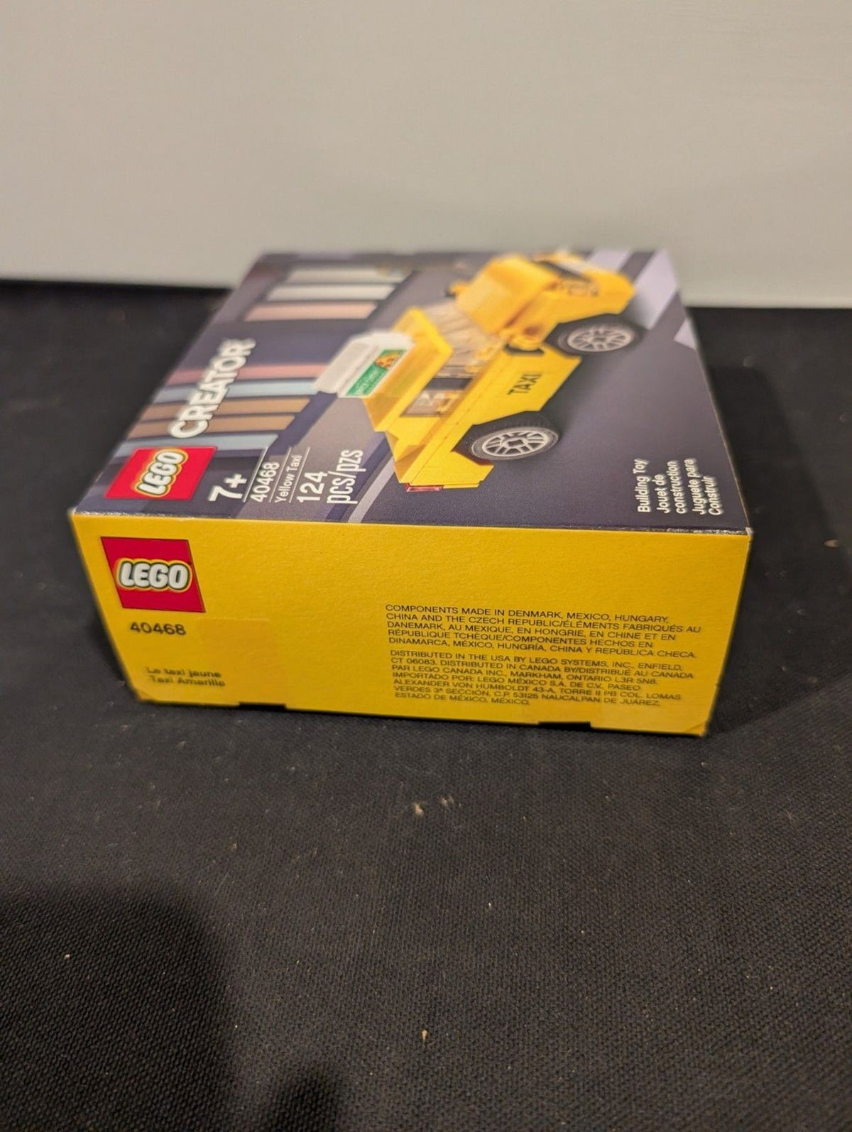 LEGO Creator 40468 Yellow Taxi – City Car Build – New Sealed – 124 pcs