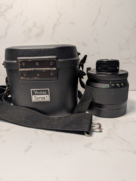 Vivitar Series 1 600mm f/8 Mirror Lens w/ Case Filters Canon FD Adapter