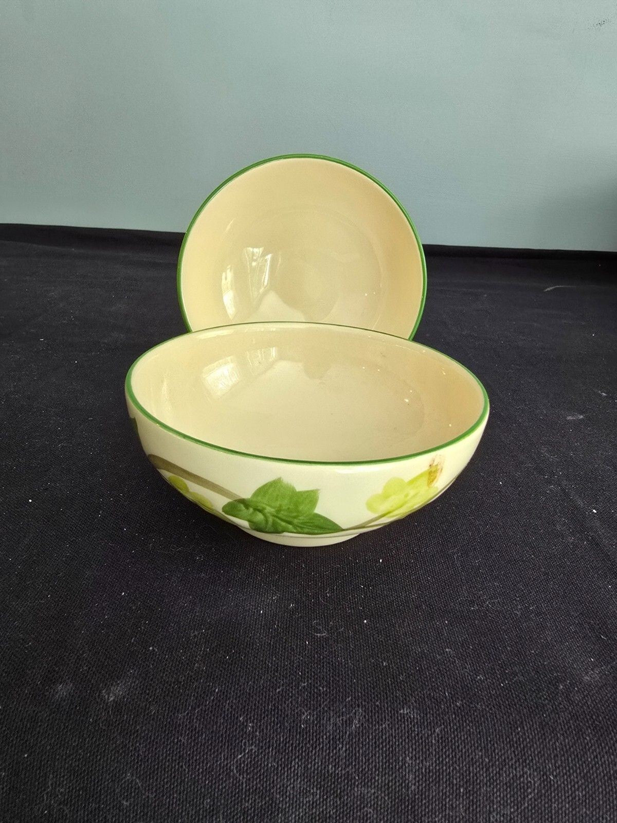 Set of 2 Franciscan Ivy II by Johnson Bros Coupe Soup Cereal Bowls -England