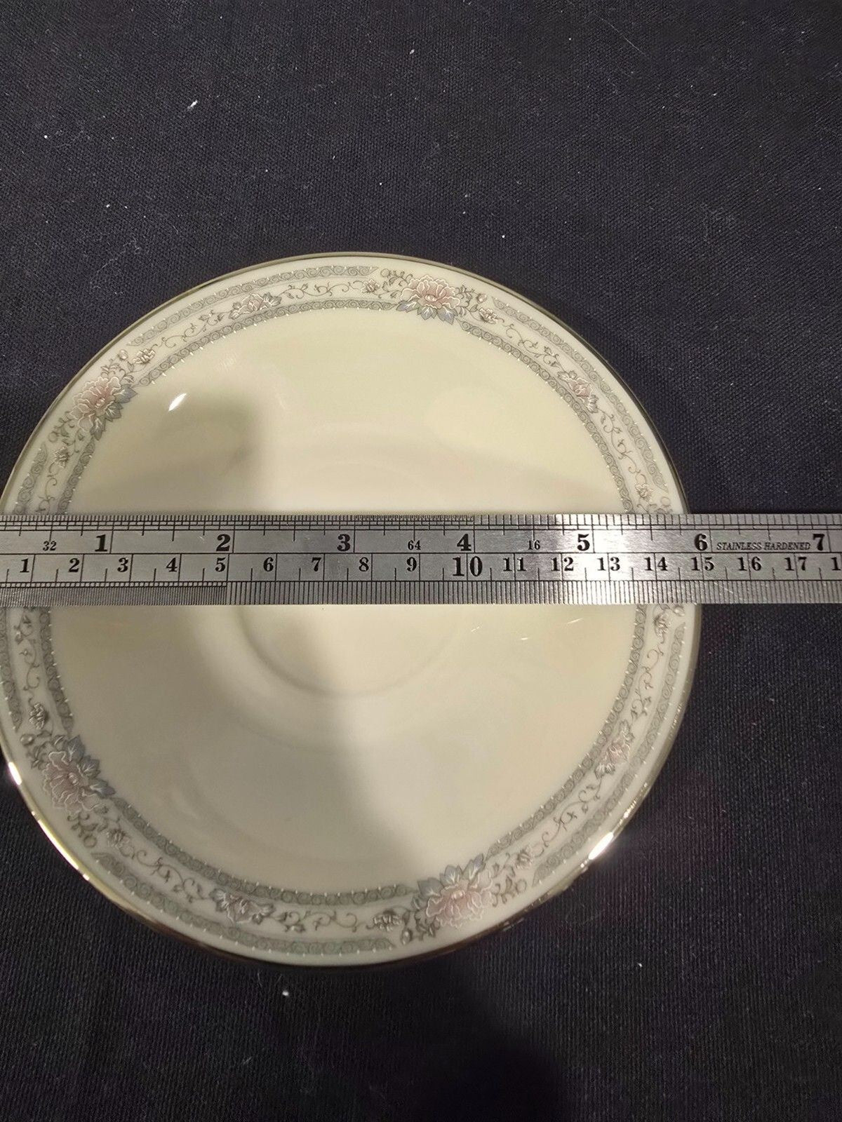 Set of 4 Lenox Charleston Coffee/Tea Cup & Saucers - New
