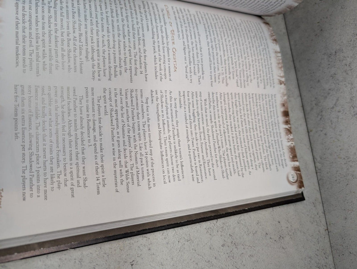 Werewolf: The Forsaken RPG Core Rulebook Hardcover World of Darkness White Wolf