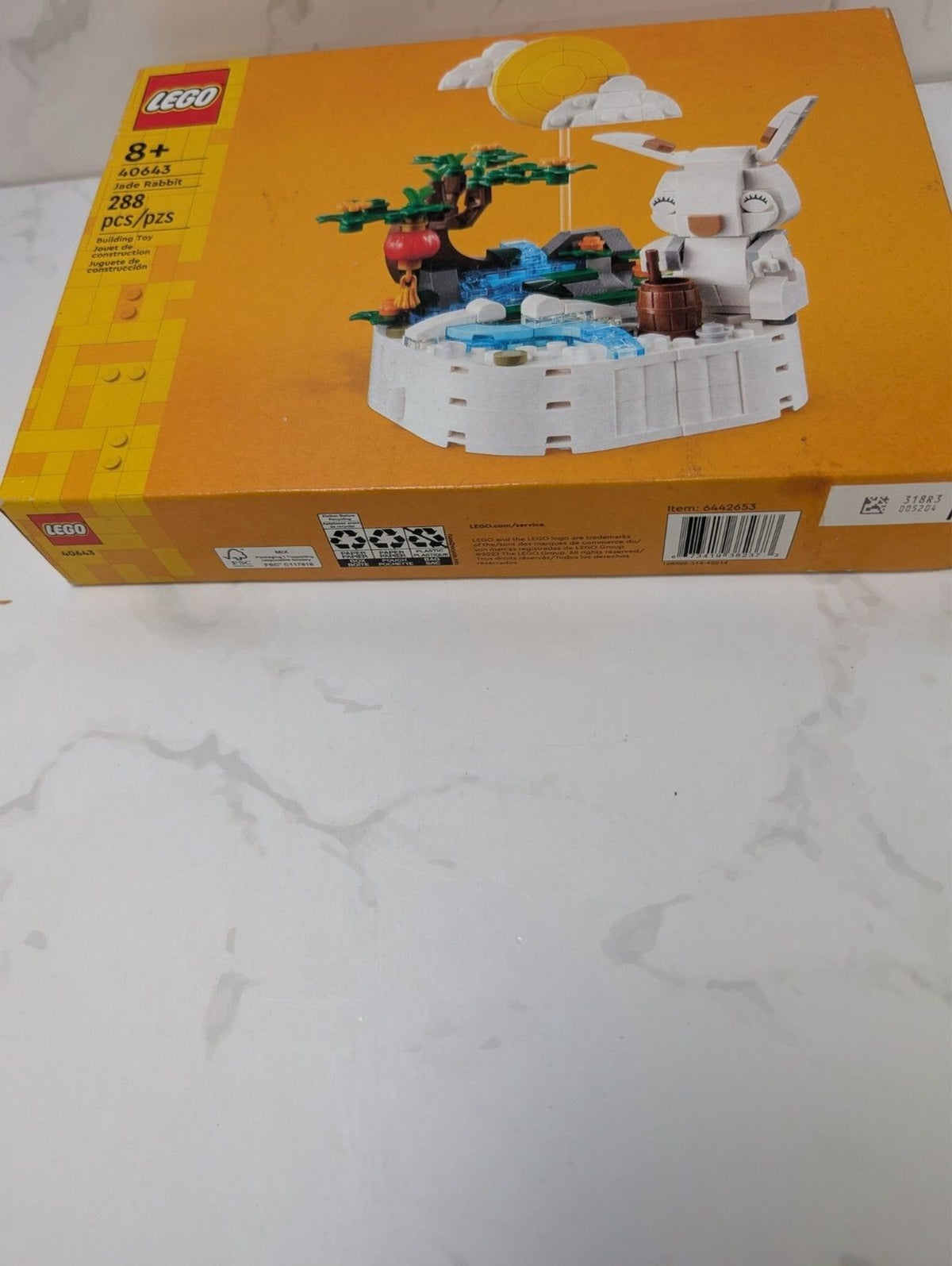 LEGO 40643 Jade Rabbit Lunar New Year Building Set Sealed Damaged Box
