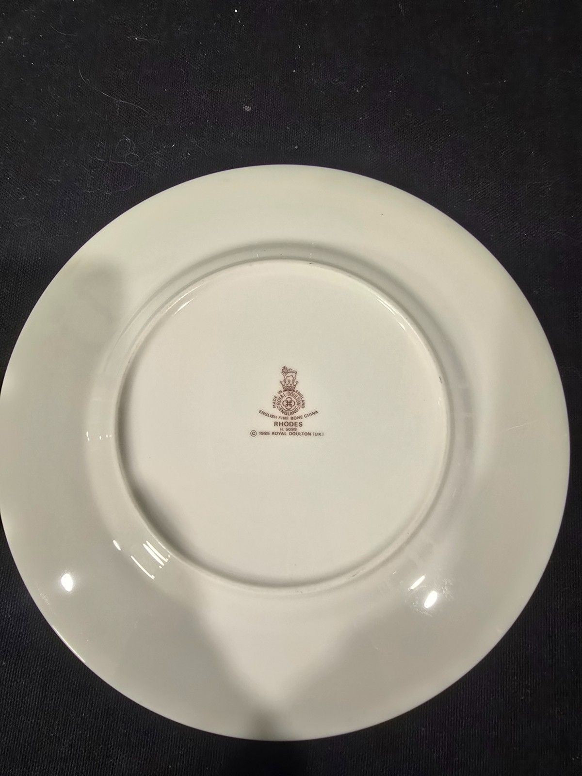 3 Royal Doulton “Rhodes” H.5099 Salad Plates – English Fine Bone China
