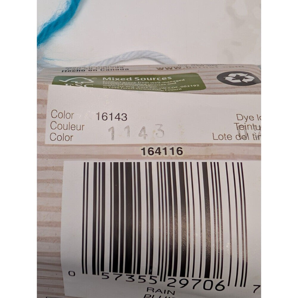 Yarn Lot Bernat Cashmere Natural Blends Rain Blue + Phildar Whisper Teal Mixed