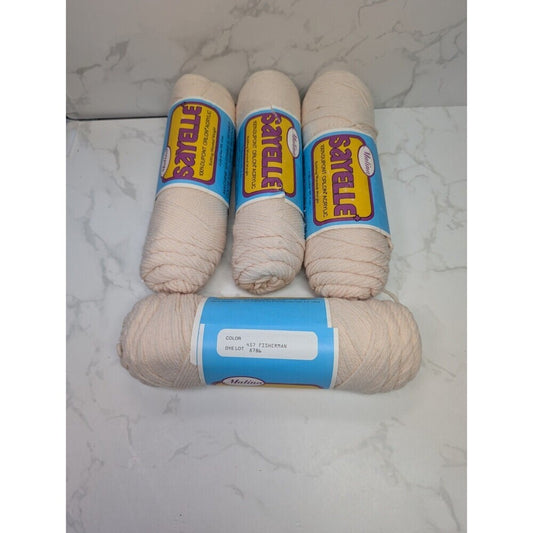 4 Skeins Vintage Malina Sayelle Dupont Orlon Acrylic Yarn Fisherman 457