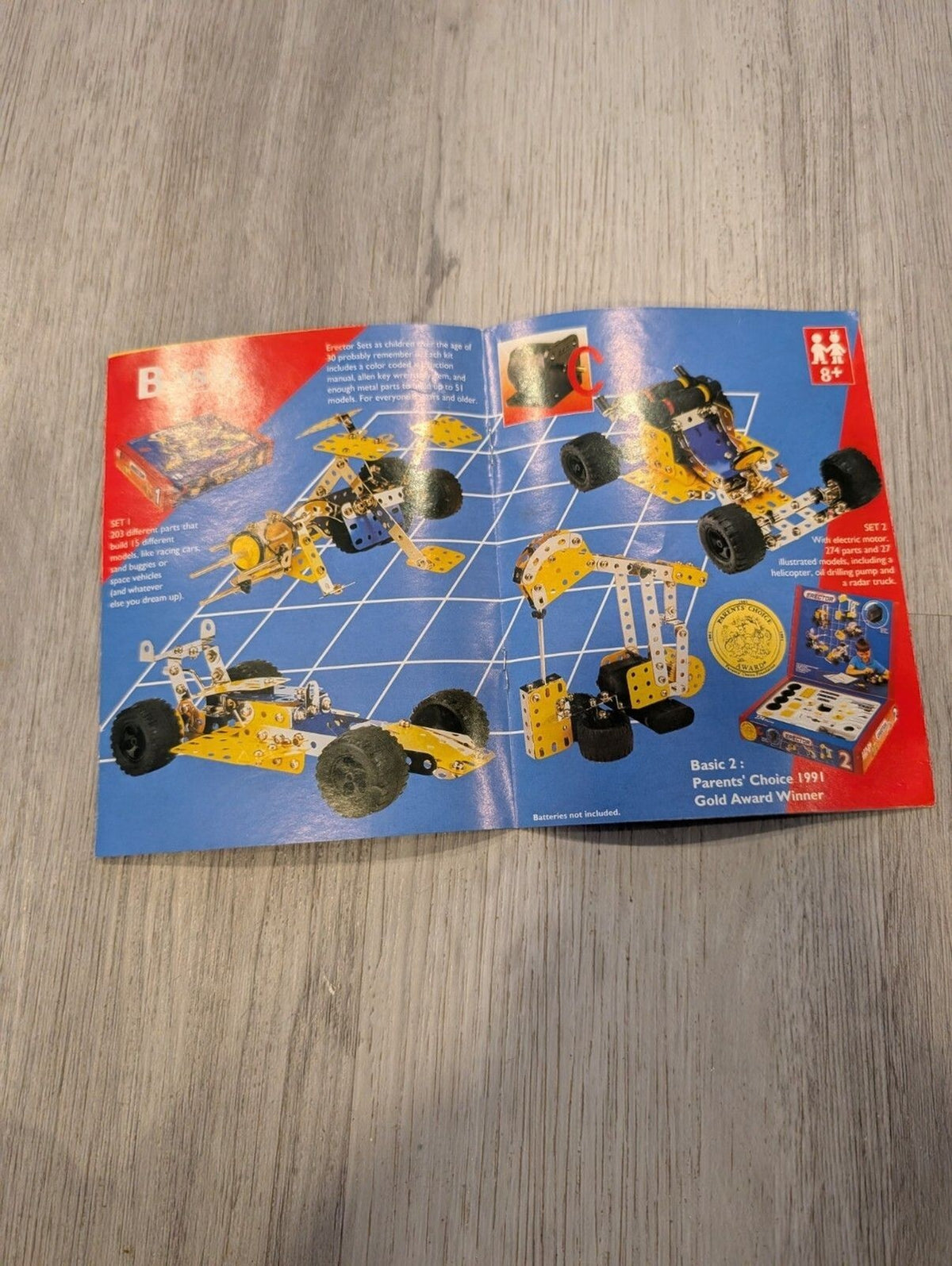 Vintage Meccano Erector Instruction Booklets – Lot of 5 with Bonus Insert