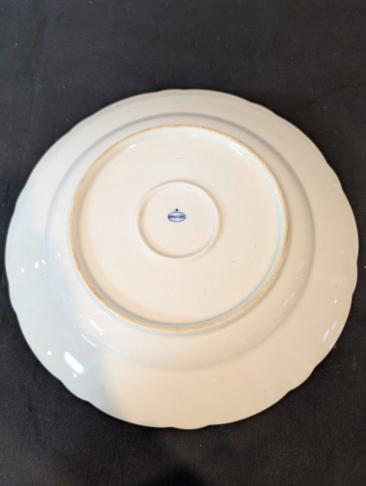 Teichert Blue Onion Oval Serving Bowl 12.75" – Late 19th Century