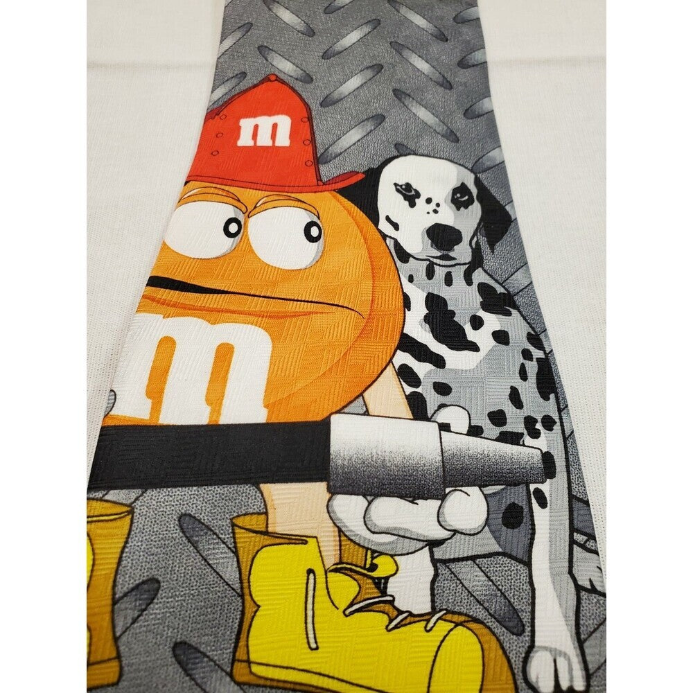 Vintage New w/out Tags Ralph Marlin m&m Firefighter Big Tie