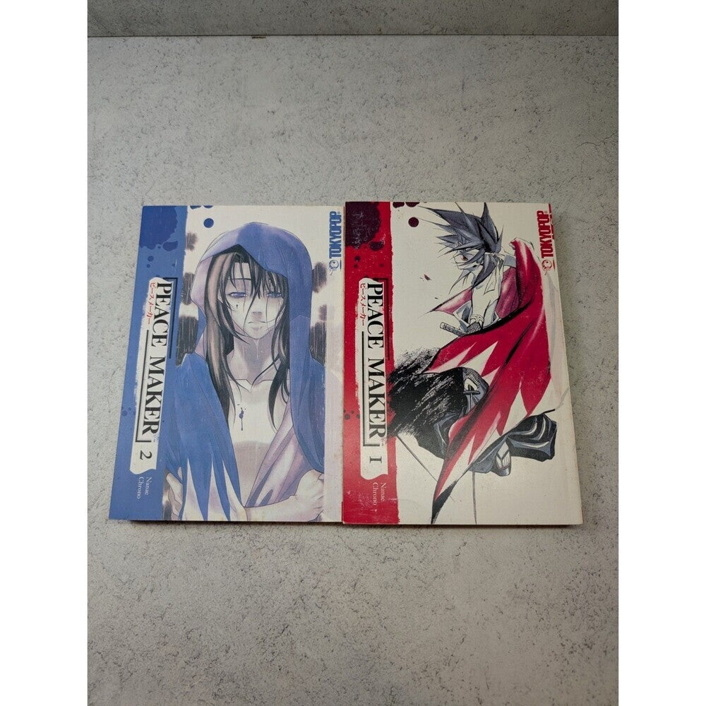 Peace Maker Manga Vol 1–2 Set — First Printing — Tokyopop English