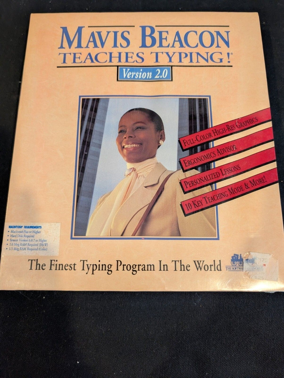 Mavis Beacon Teaches Typing! Version 2.0 Macintosh 1990 Sealed Box – Software