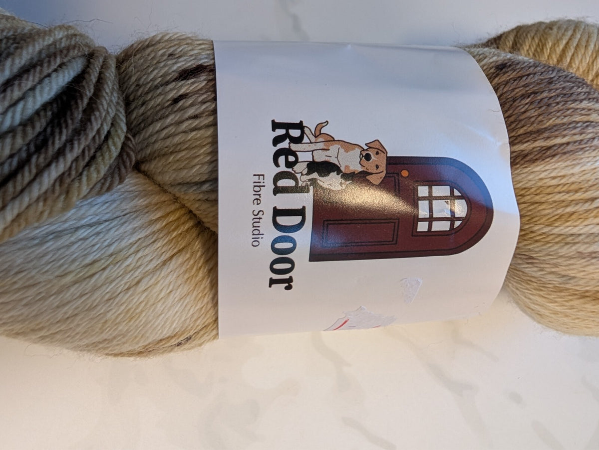 4 Skeins Indie Hand Dyed Fingering Yarn The Yarn Addict Co Red Door Merino 400g