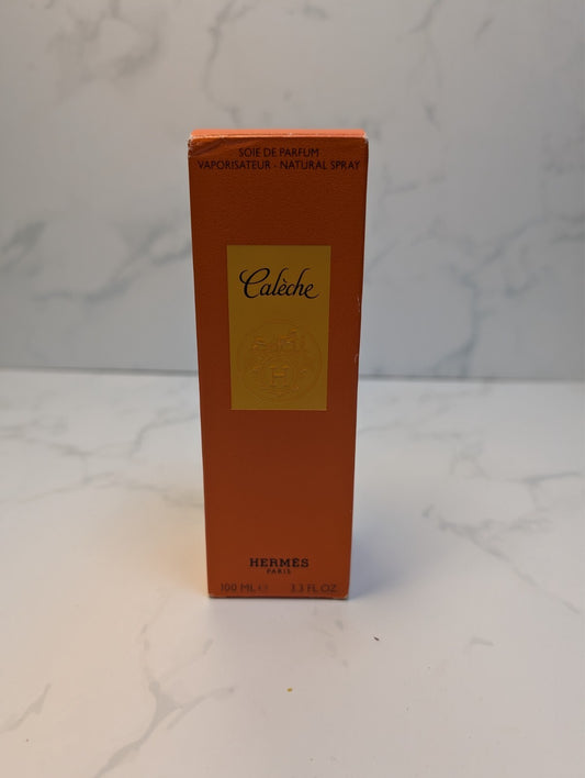Hermès Caleche Soie de Parfum 3.3 Oz 100 Ml Natural Spray Open Box