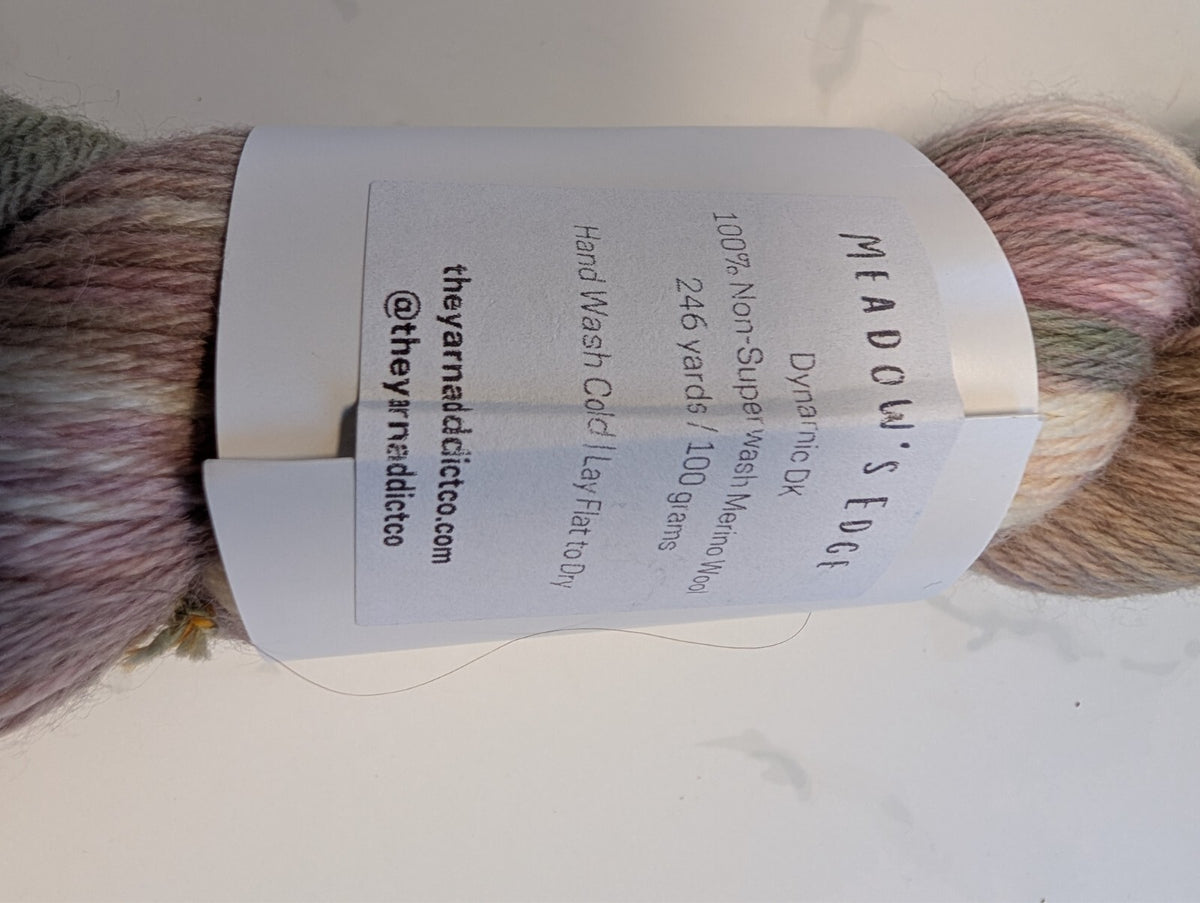 4 Skeins Indie Hand Dyed DK Yarn Ritual Dyes The Yarn Addict Co Hidden Pond 430g