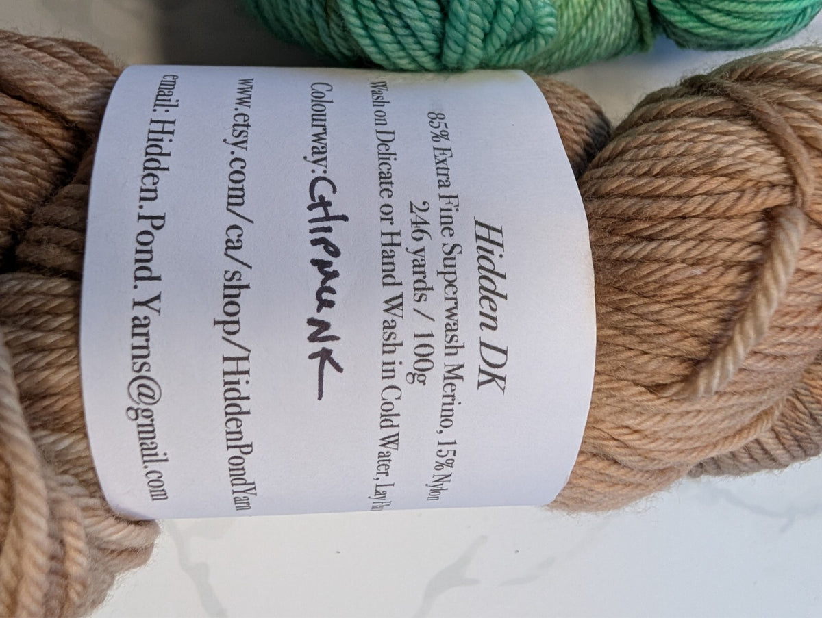 4 Skeins Indie Hand Dyed DK Yarn Ritual Dyes The Yarn Addict Co Hidden Pond 430g