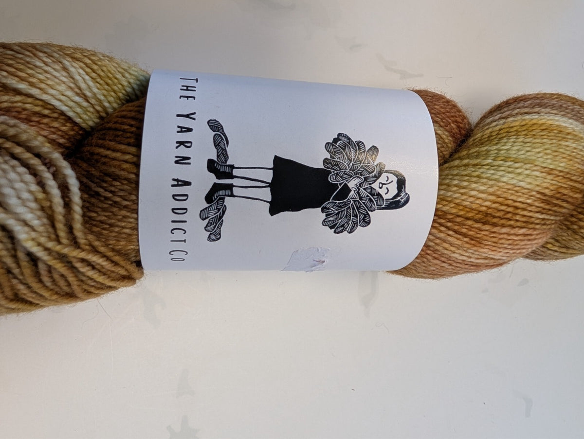 4 Skeins Indie Hand Dyed Fingering Yarn The Yarn Addict Co Red Door Merino 400g
