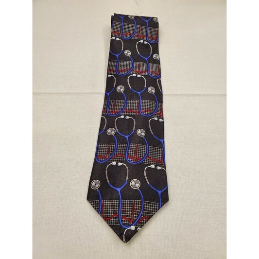 Vintage New w/out Tags 1998 Ralph Marlin Vital Signs Tie