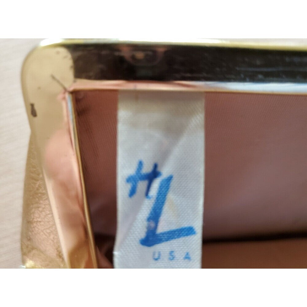 Vintage Harry Levine Gold Evening Clutch