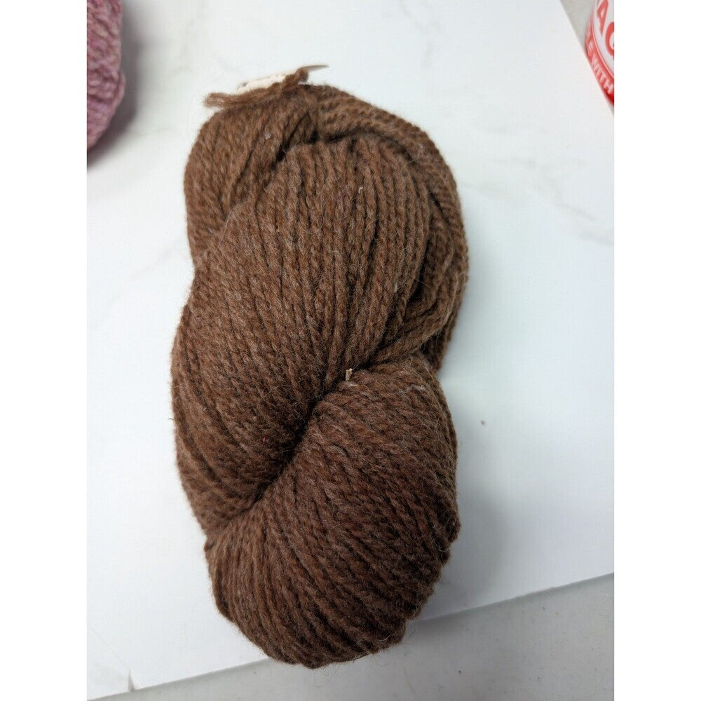 Christopher Sheep Farm Wool Yarn Lot 5 Skeins Richmond Maine Handspun