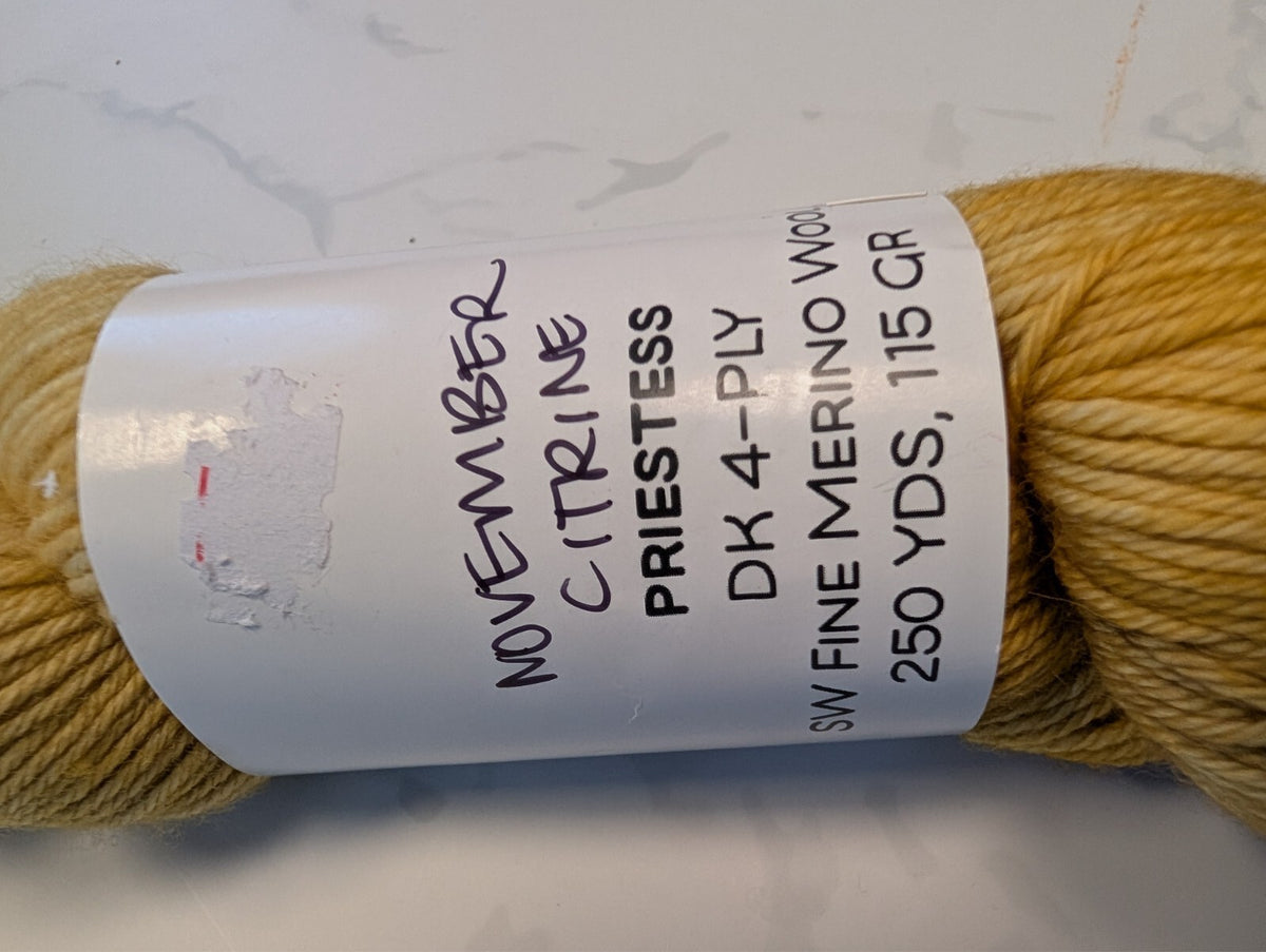 4 Skeins Indie Hand Dyed DK Yarn Ritual Dyes The Yarn Addict Co Hidden Pond 430g