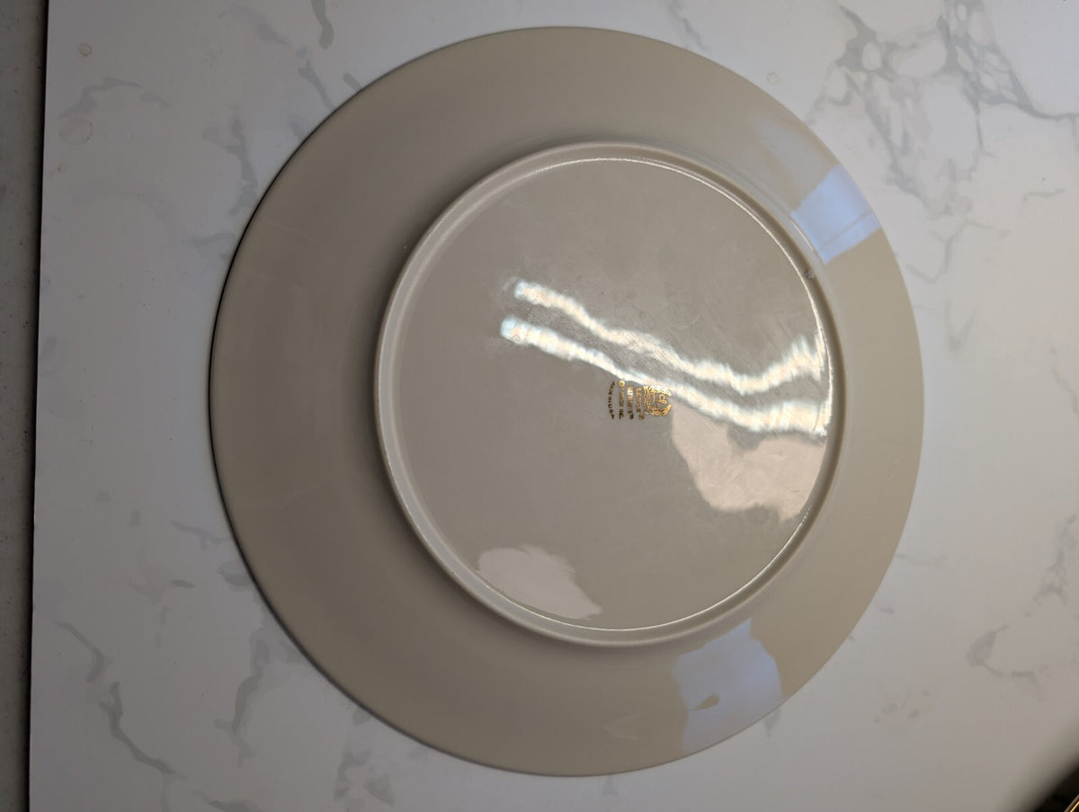 Lenox Hayworth Dinner Plates Set of 4 Ivory Gold Trim 10.5 in USA
