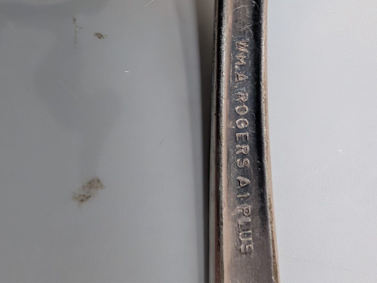 Wm A Rogers Margate 1938 Silverplate Teaspoons Set of 3 + Master Butter Knife