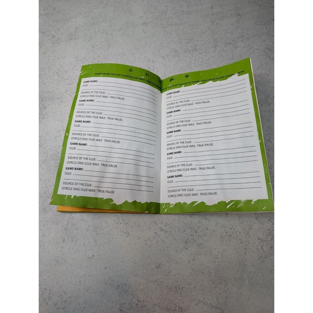 Nintendo Power Player's Mapping & Data Manual/Booklet Only