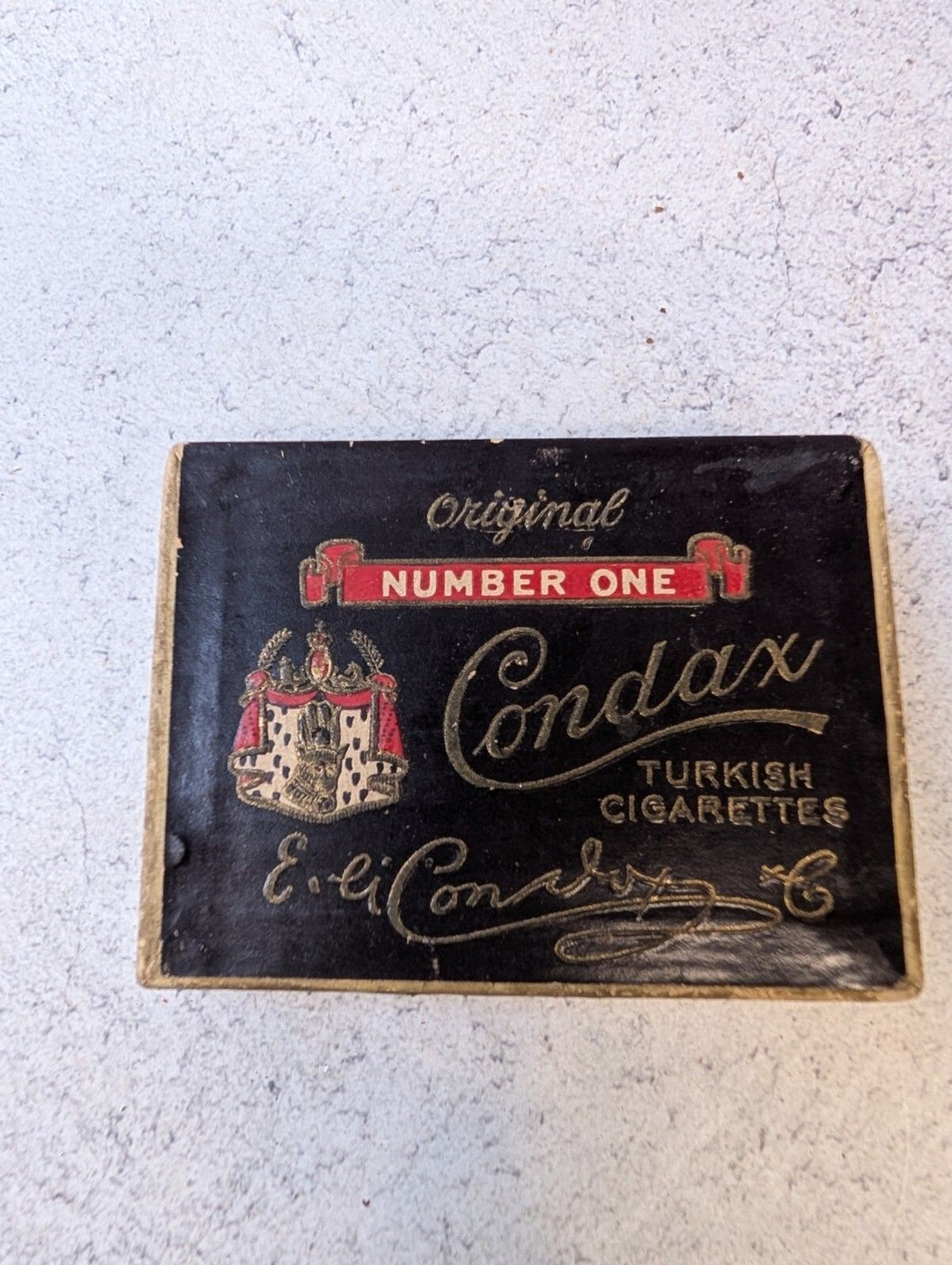 2 Vintage Cigarette Boxes Turkish Trophies Rameses II Empty
