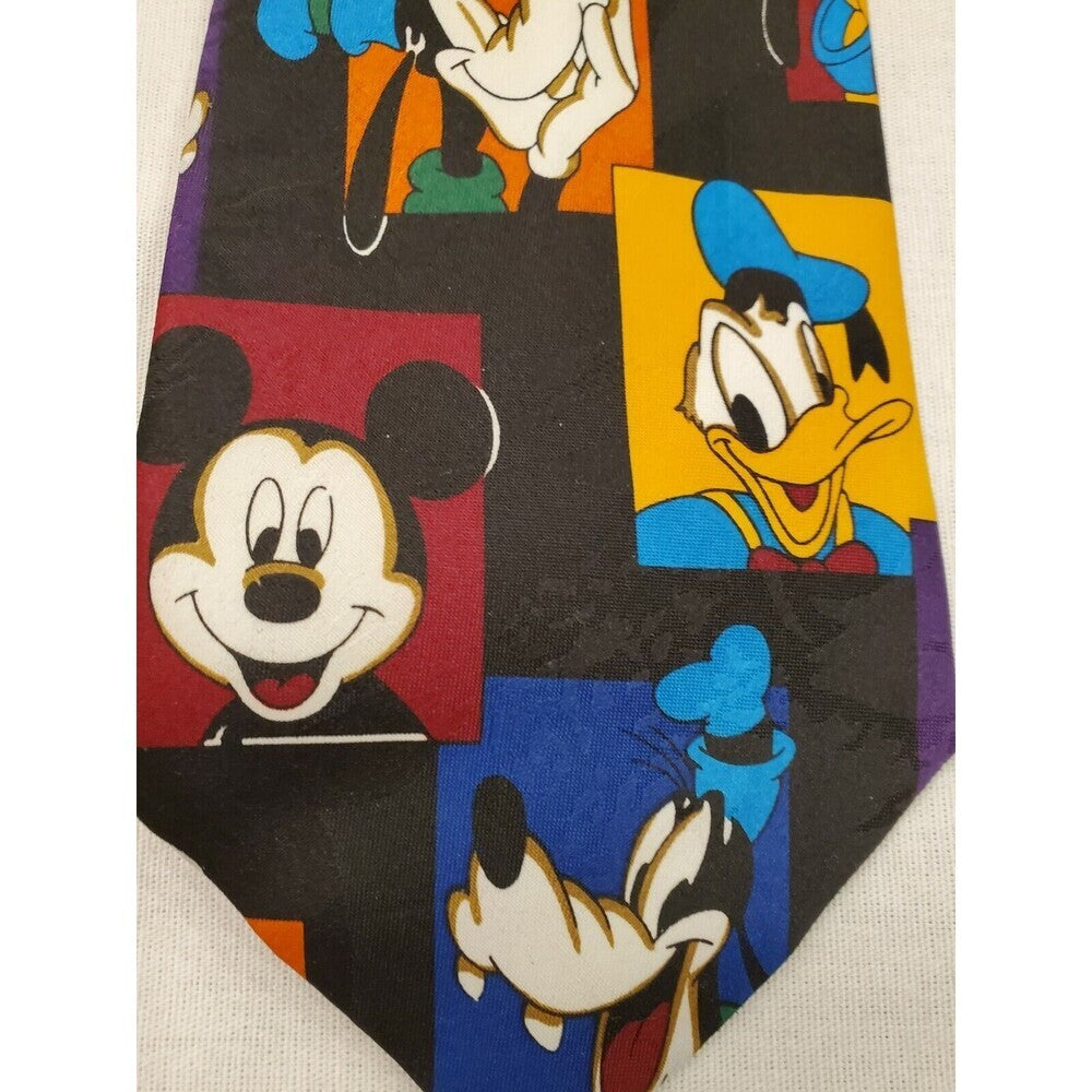 Vintage Disney Mickey Mouse, Donald Duck, Goofy, Pluto Tie NWT