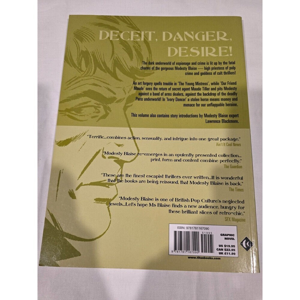 Modesty Blaise The Young Mistress First Edition June 2014 O'Donnell & Rome #24