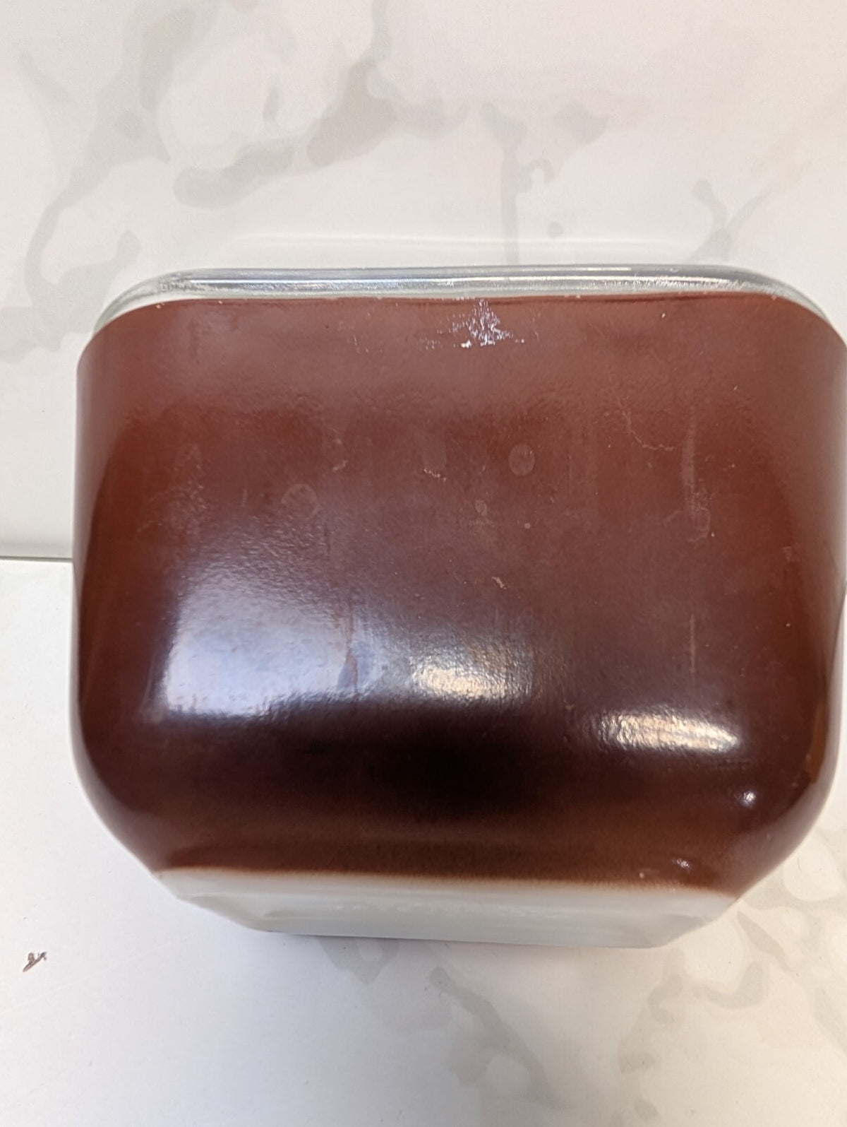 Vintage Pyrex Refrigerator Dishes 501 502 Brown Orange Set of 3 w/Lids USA