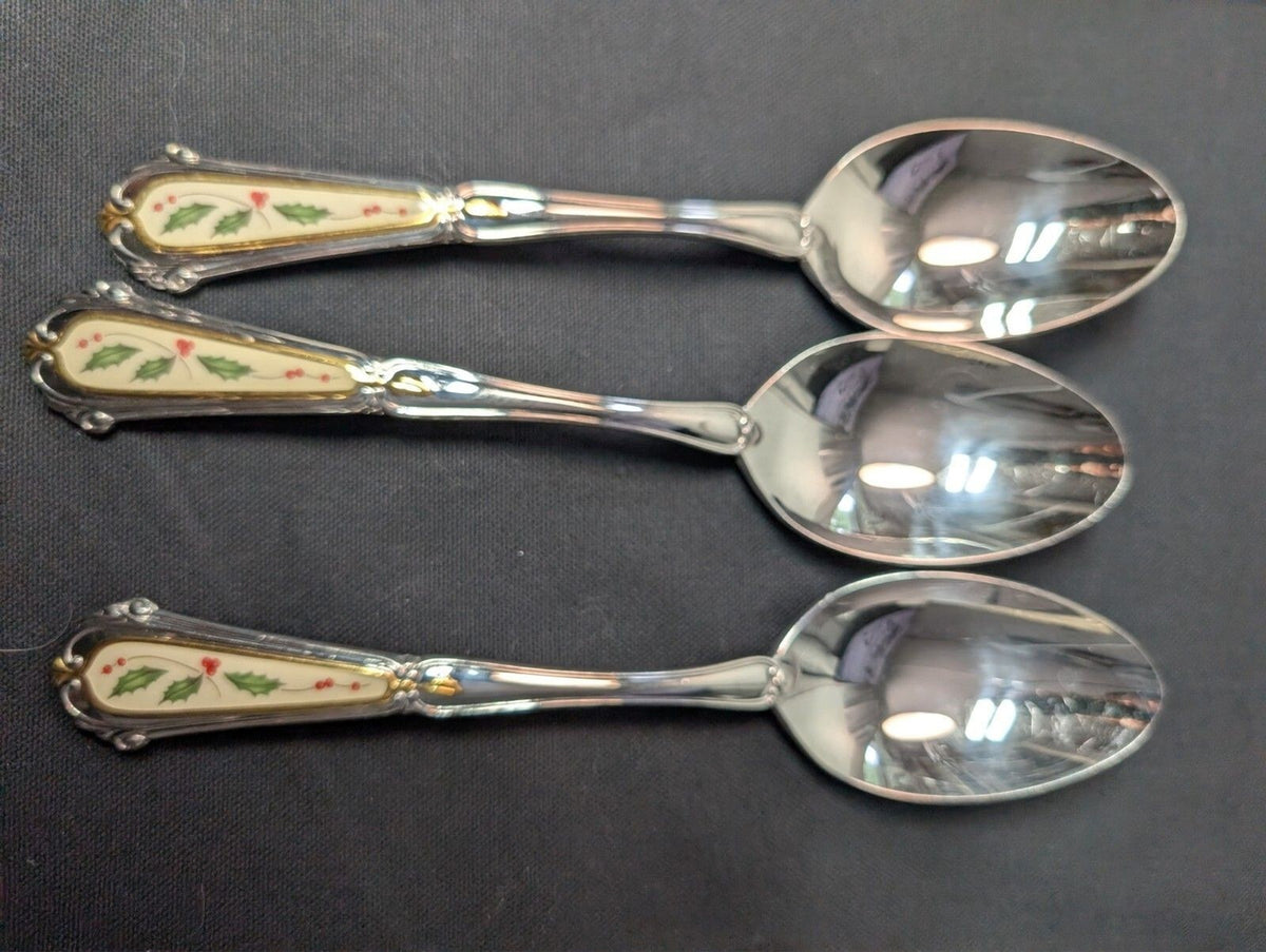 New Vintage LENOX HOLIDAY Kirk Stieff Collection Hostess Flatware Set