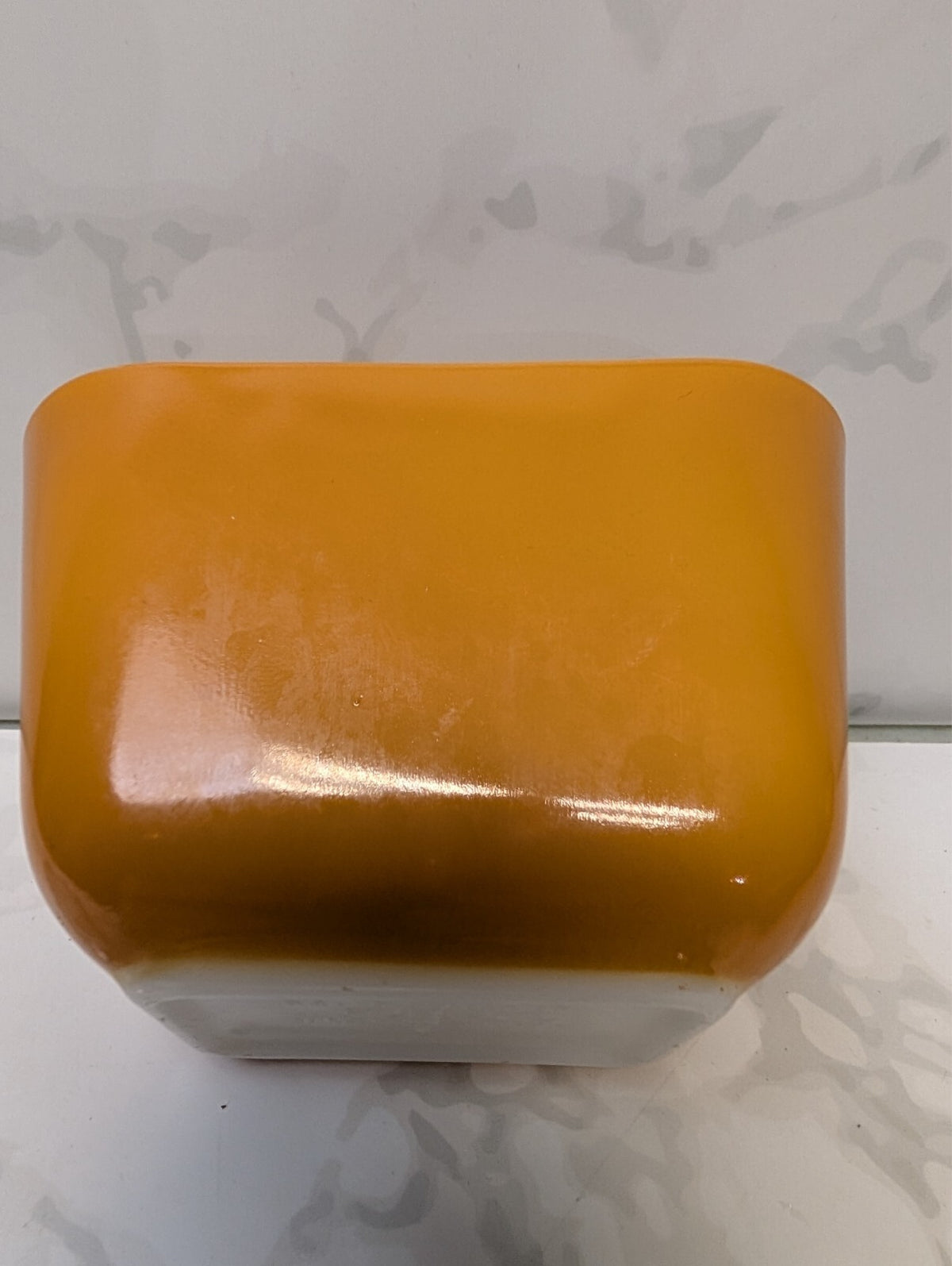 Vintage Pyrex Refrigerator Dishes 501 502 Brown Orange Set of 3 w/Lids USA